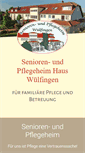 Mobile Screenshot of haus-wuelfingen.de